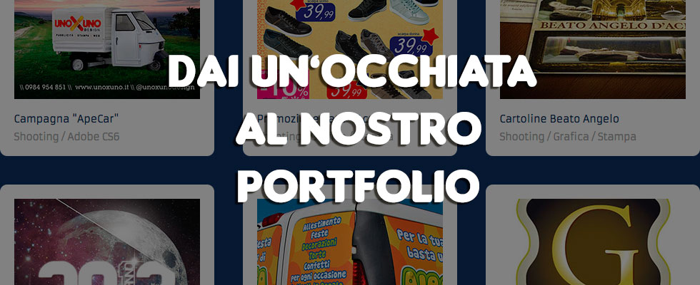 Dai un'occhiata al nostro portfolio
